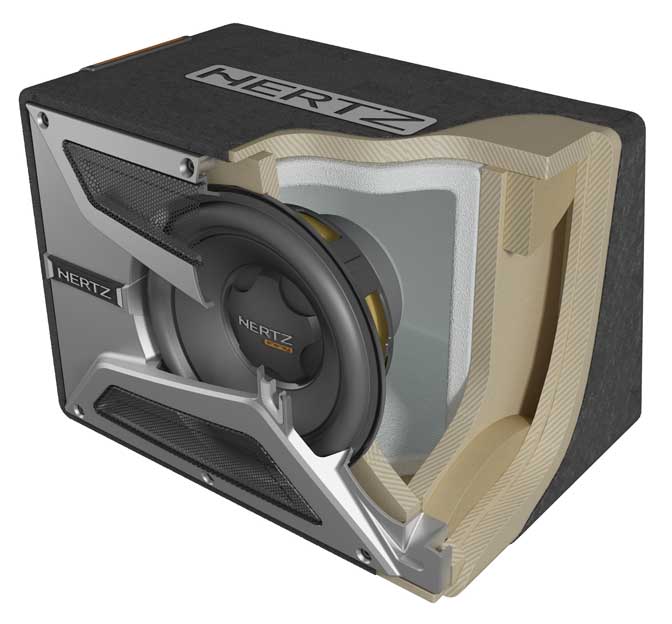 Hertz EBX300R Energy SubBox refleks Bilstereo Dansk Autoudstyr